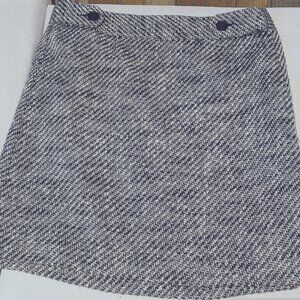 Loft: Hounds tooth high waist skirt